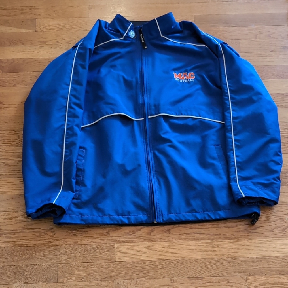 The Game Blue Windbreaker quality Jacket MAC Football